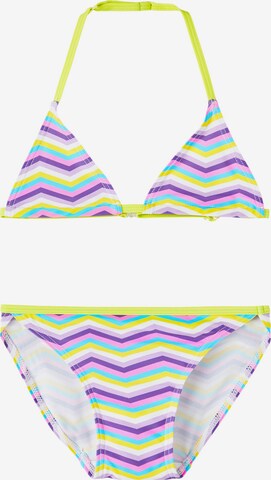 NAME IT Triangle Bikini in Purple: front