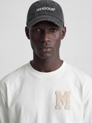 Mansour Cap 'Monogram Logo' in Black