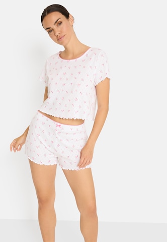 LSCN by LASCANA Shorty in White: front