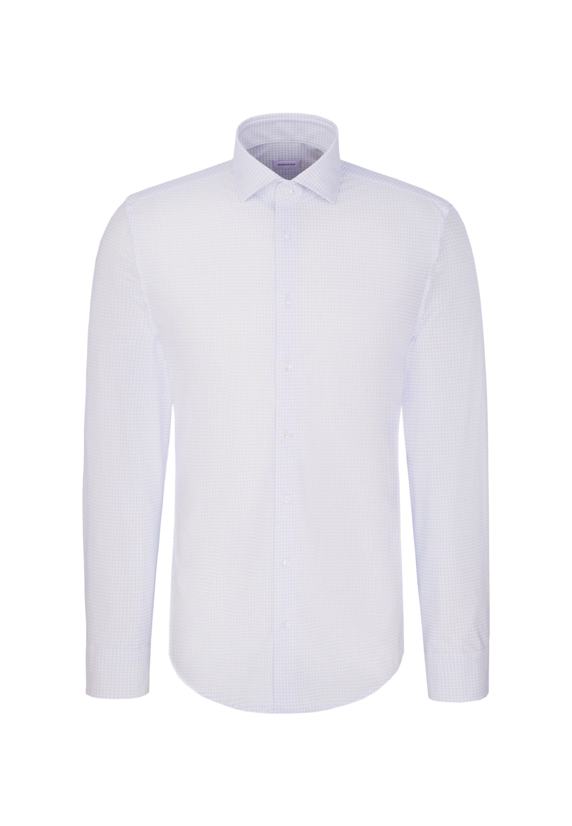 Coupe slim Chemise business SEIDENSTICKER en bleu : devant