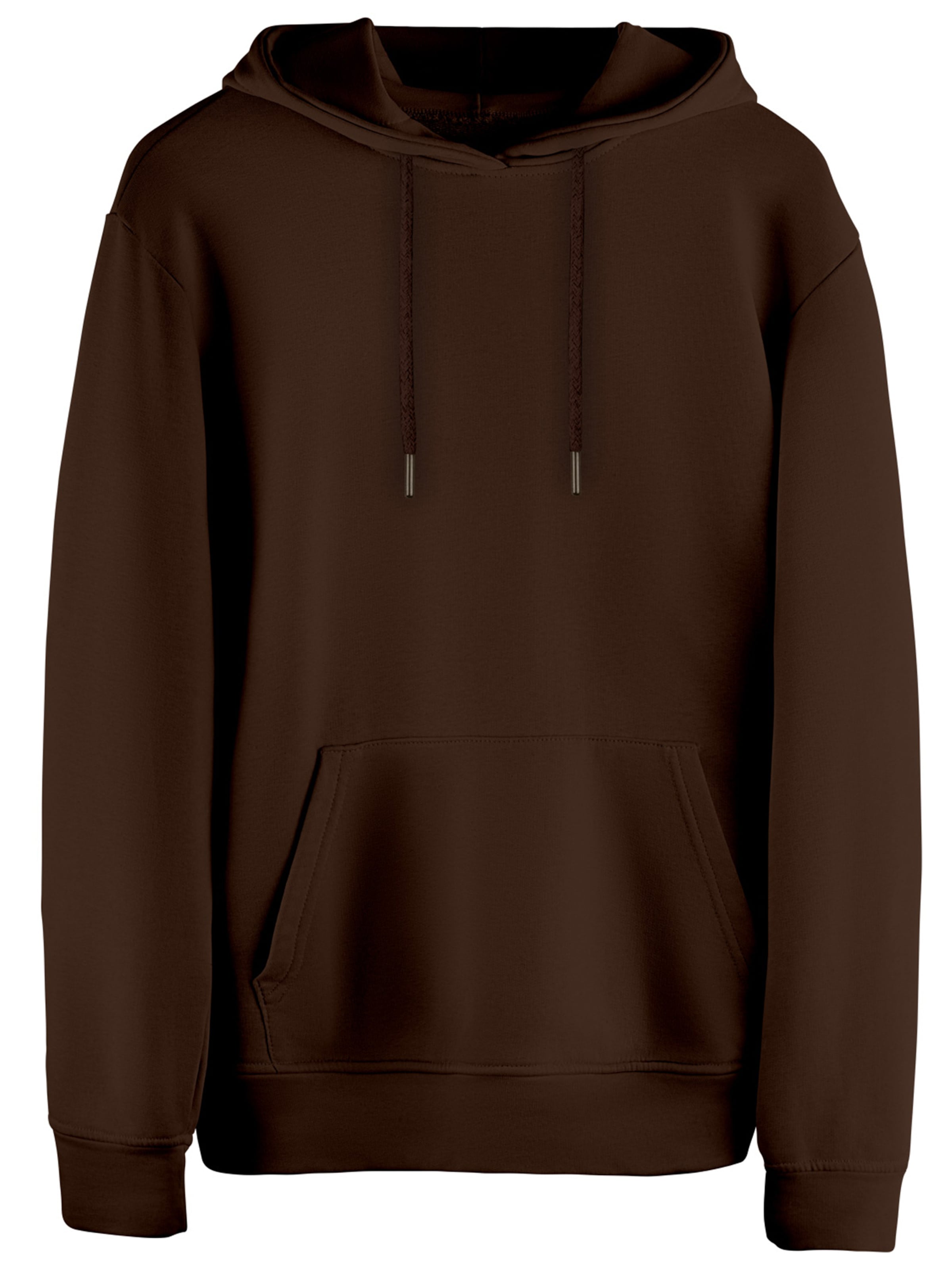 Cotton Prime Sweatshirt in Braun: Vorderseite