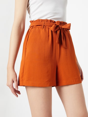 QS Lużny krój Spodnie w kolorze pomarańczowy