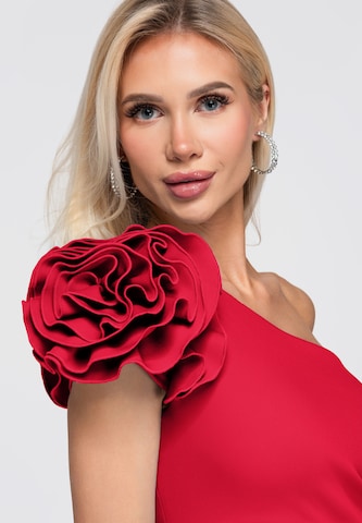 Ombre Evening dress in Red