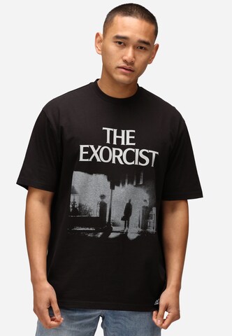 Recovered Shirt 'The Exorcist Film Still Relaxed' in Black: front