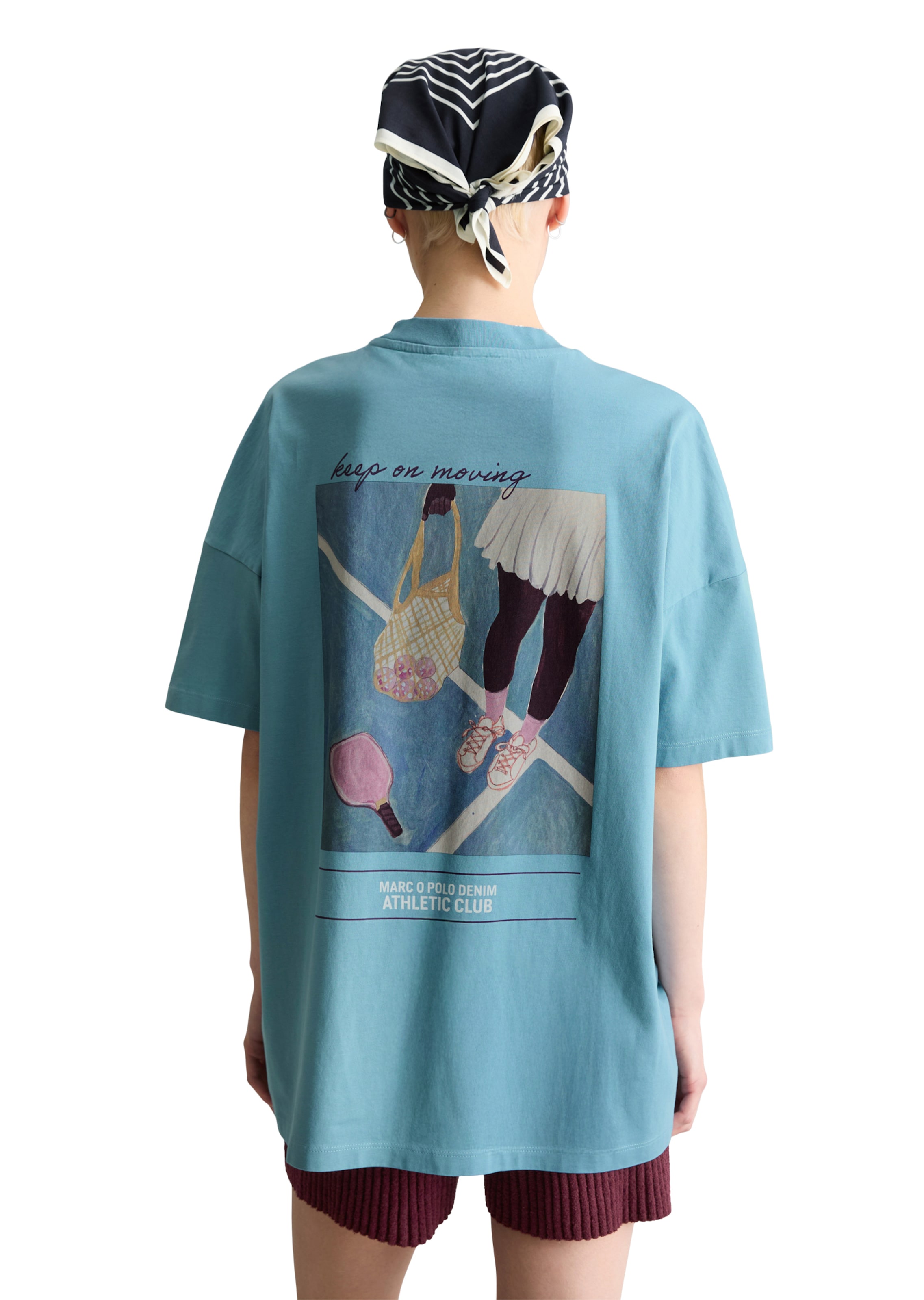 Marc O'Polo DENIM T-Shirt in Blau