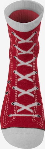 Chaussettes normani en rouge