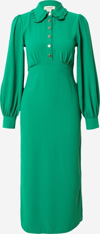 Rochie tip bluză de la Oasis pe verde: față