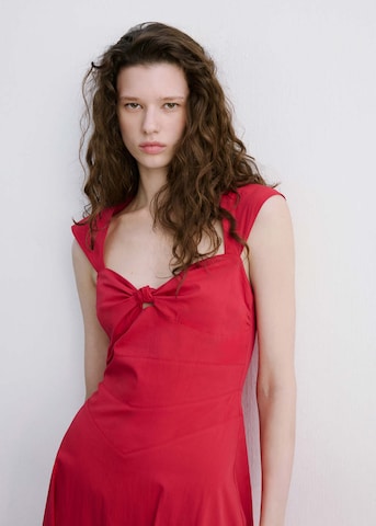 MANGO Summer Dress 'Mouse' in Red