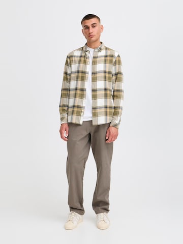 !Solid Comfort fit Button Up Shirt 'CHRIS' in Green