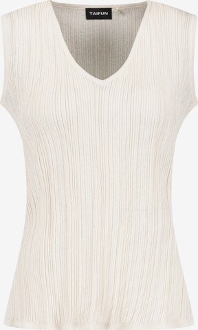 TAIFUN Knitted top in Beige: front