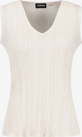 TAIFUN Gebreide top in Beige: voorkant