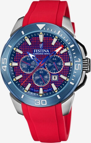 Montre à affichage analogique FESTINA en rouge : devant