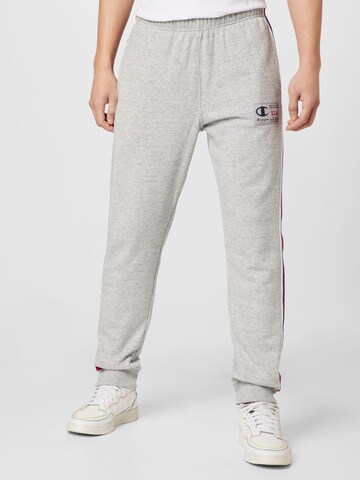 Effilé Pantalon Champion Authentic Athletic Apparel en gris : devant