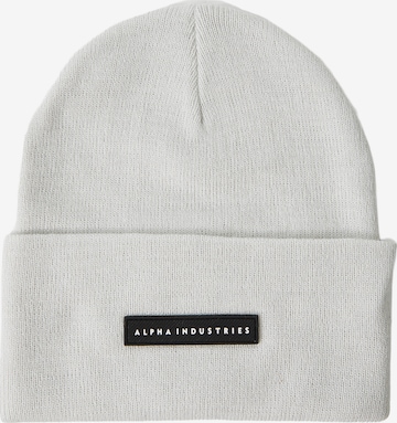 ALPHA INDUSTRIES Pipo värissä harmaa: etupuoli