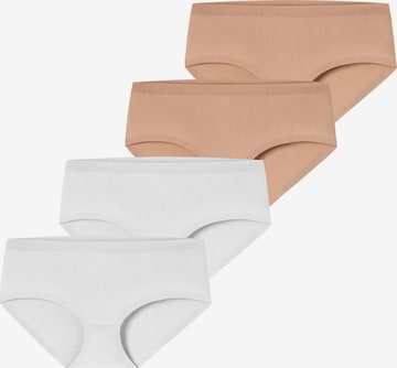 Culotte ' Invisible Cotton ' SCHIESSER en beige : devant