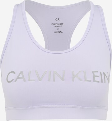 Calvin Klein Performance Sport bh in Lila: voorkant