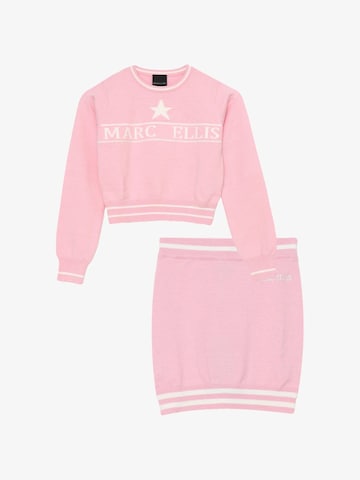 Marc Ellis Set 'Storm' in Pink: front