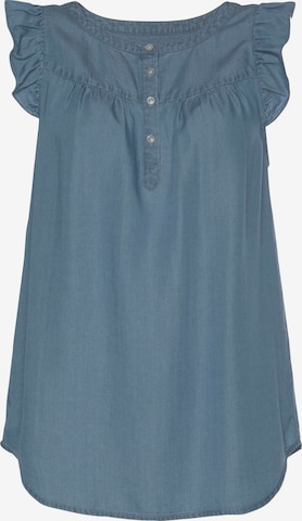 LASCANA - Blusa en azul: frente