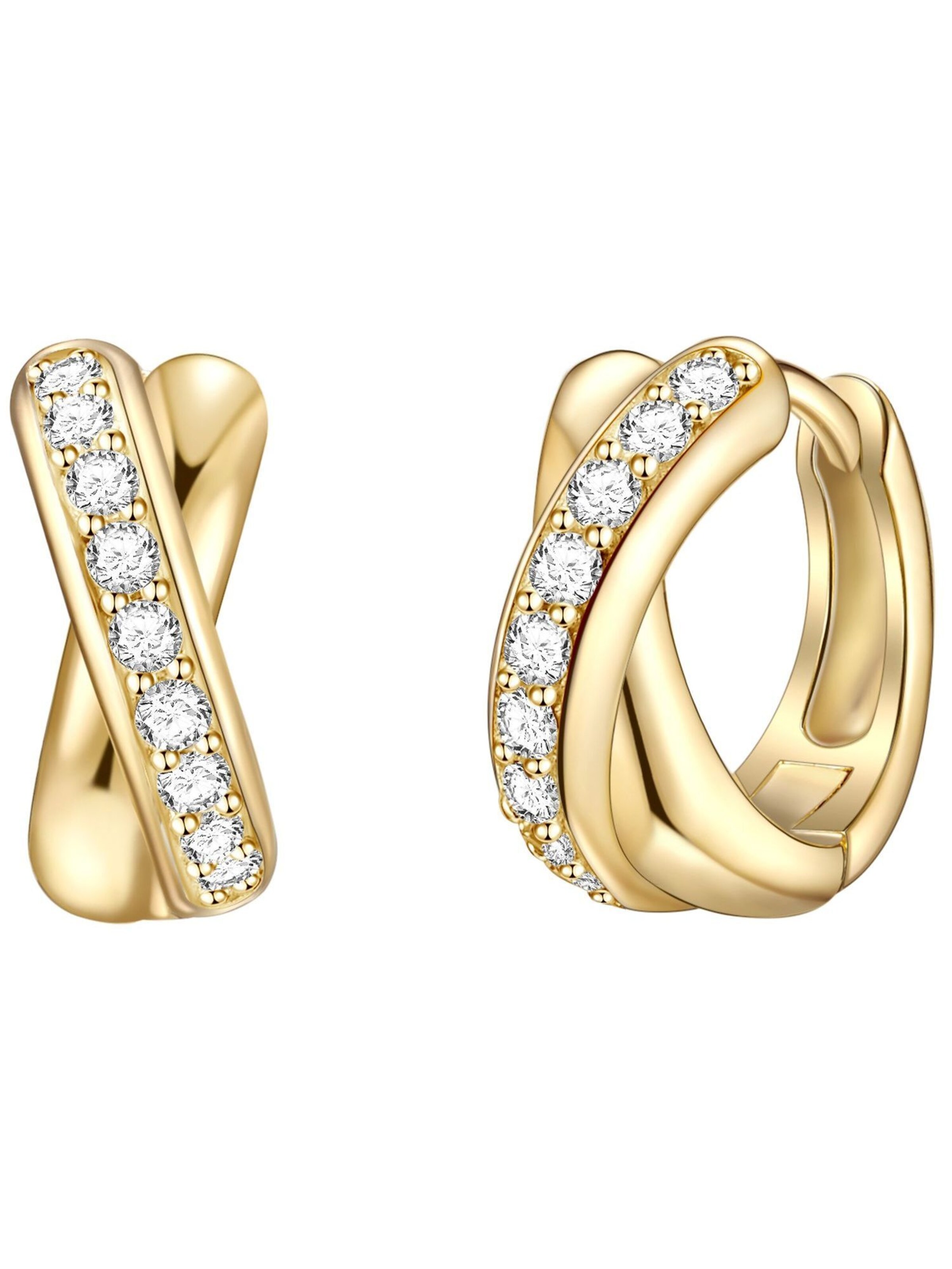 Boucles d'oreilles Rafaela Donata en jaune : devant