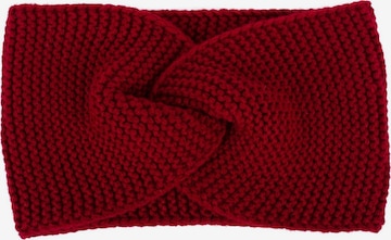 styleBREAKER Headband 'Krausstrick Stirnband Twist Knoten' in Red: front