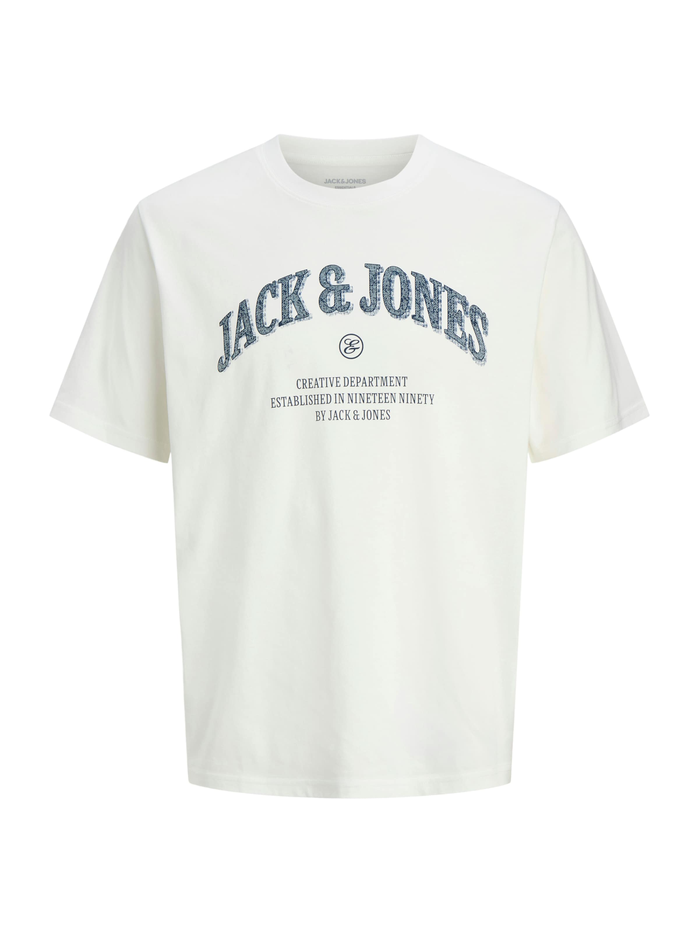 Jack & Jones Plus Bluser & t-shirts 'JJEDenver' i hvid: forside