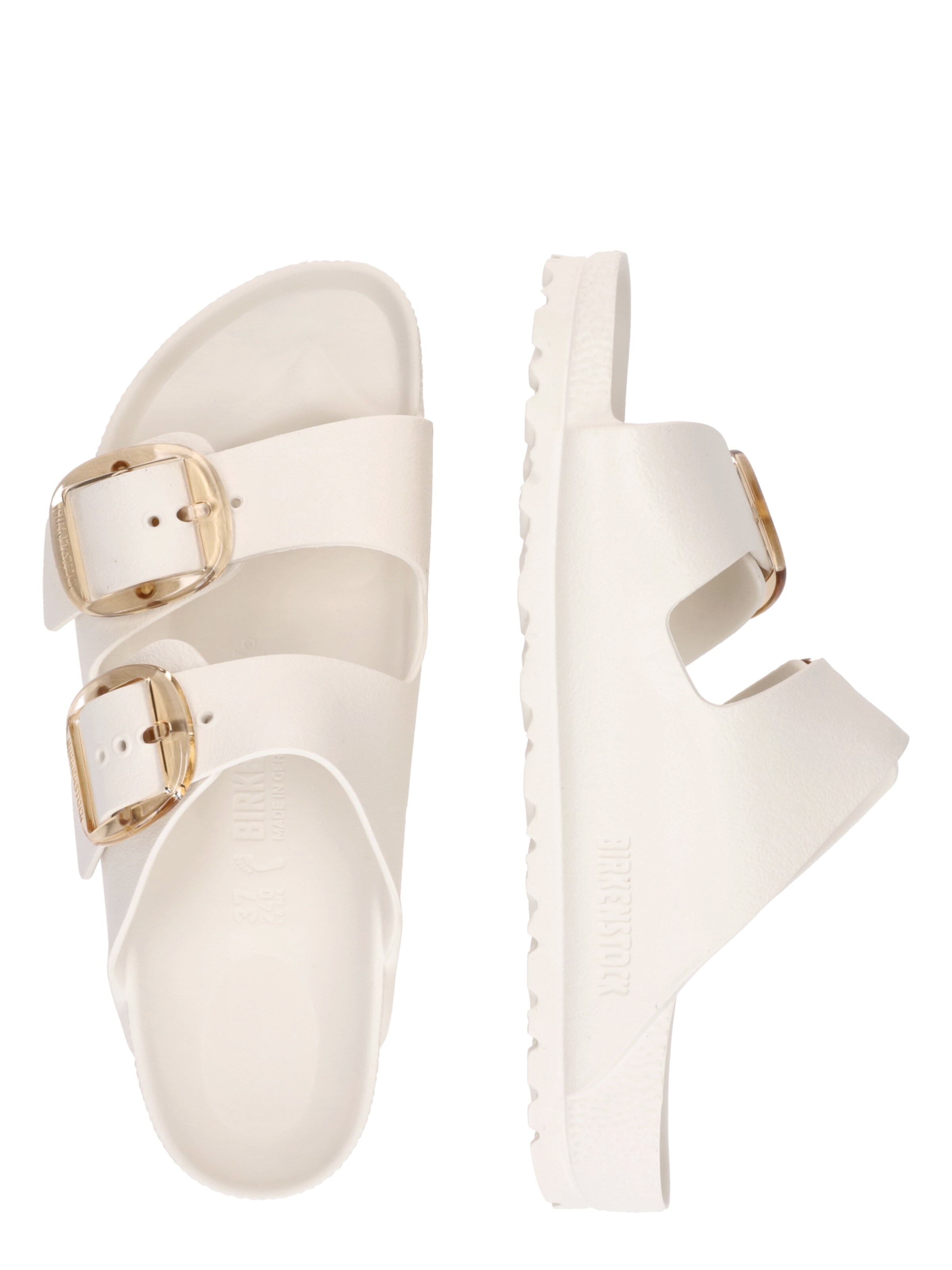 balts BIRKENSTOCK Ādas čības 'Arizona'