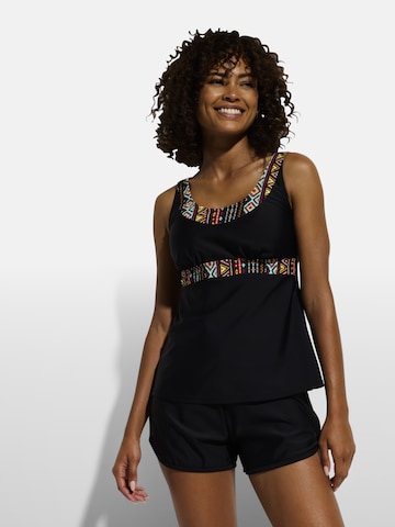 bonprix Tankini in Zwart: voorkant