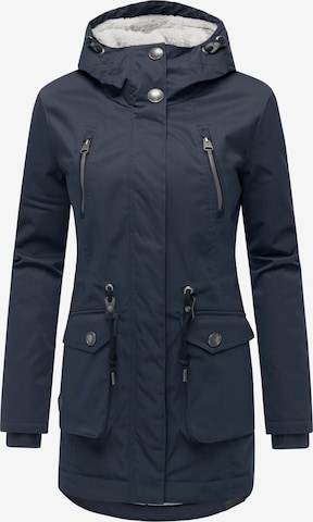 RagwearZimska jakna 'Ellsa' - plava boja: prednji dio