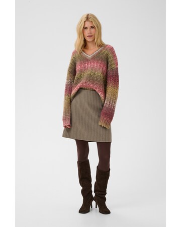 CULTURE Nederdel 'CUkeke' i beige