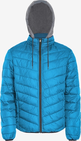 PLUMDALE Between-Season Jacket in Blue: front