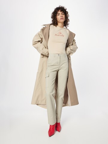 WEEKDAY Regular Cargo Pants 'Brenda' in Beige