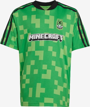 ADIDAS ORIGINALS T-Shirt 'Adidas x Minecraft' in Grün: Vorderseite