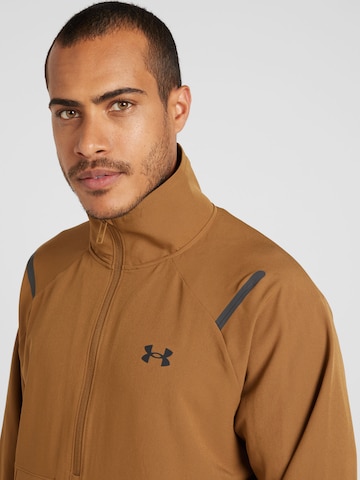 UNDER ARMOUR - Casaco deportivo 'Unstoppable' em castanho