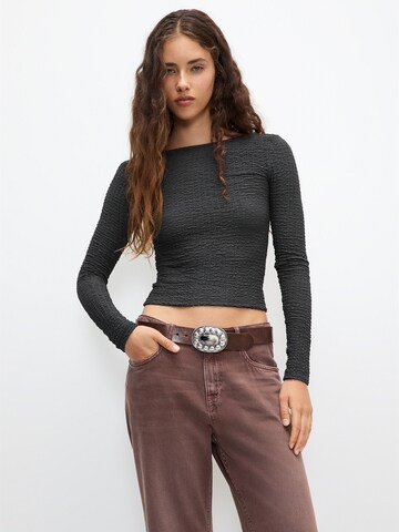 Pull&Bear Majica | zelena barva: sprednja stran