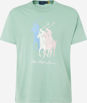 T-Shirt Polo Ralph Lauren en vert : devant