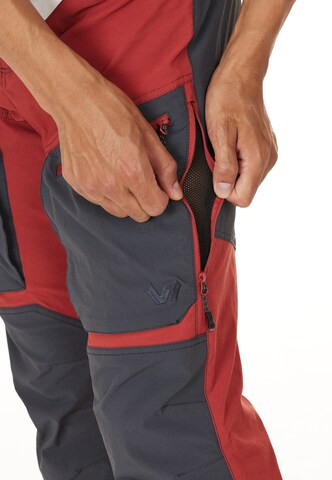 Whistler Regular Outdoorbroek 'Kodiak' in Rood
