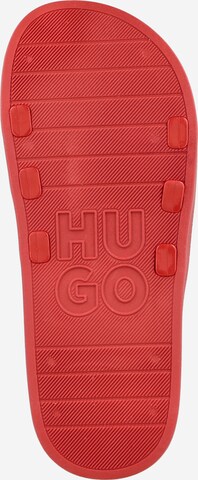 HUGO Red Beach & Pool Shoes 'Nil' in Red