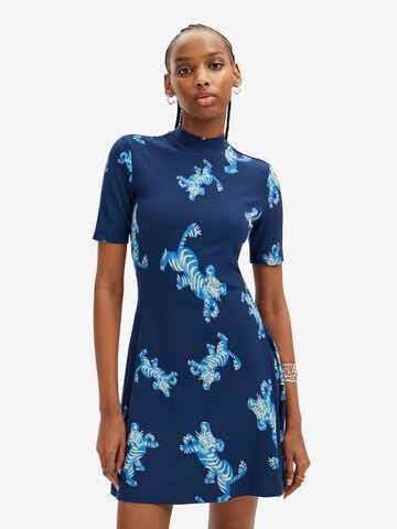 Desigual Kleid in Blau: predná strana