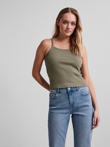 PIECES Top in Green: front
