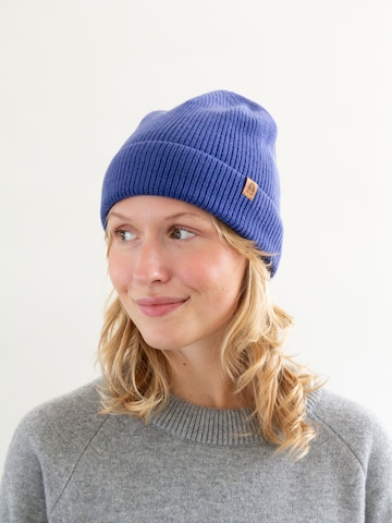 KOPYTO Beanie 'GAZELLE Leichte Wollmütze 100% Merinowolle RWS Unisex' in Blue: front