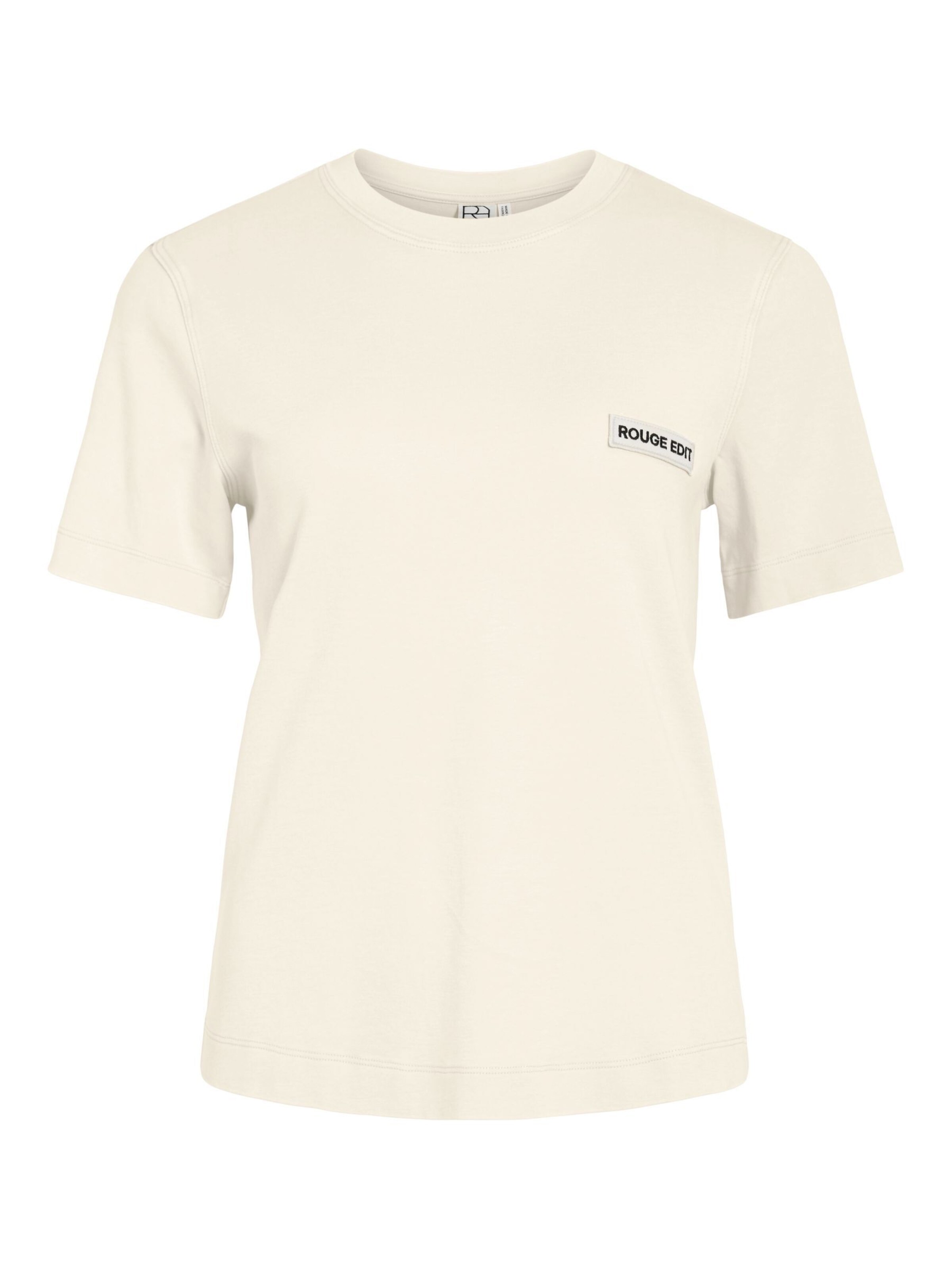 ROUGE EDIT Shirt in de kleur Grijs / Offwhite, Productweergave