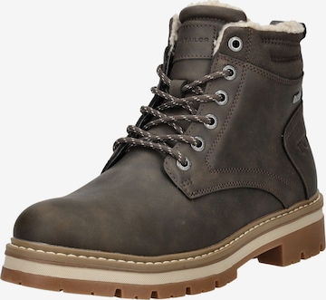 Bottes à lacets TOM TAILOR en marron : devant