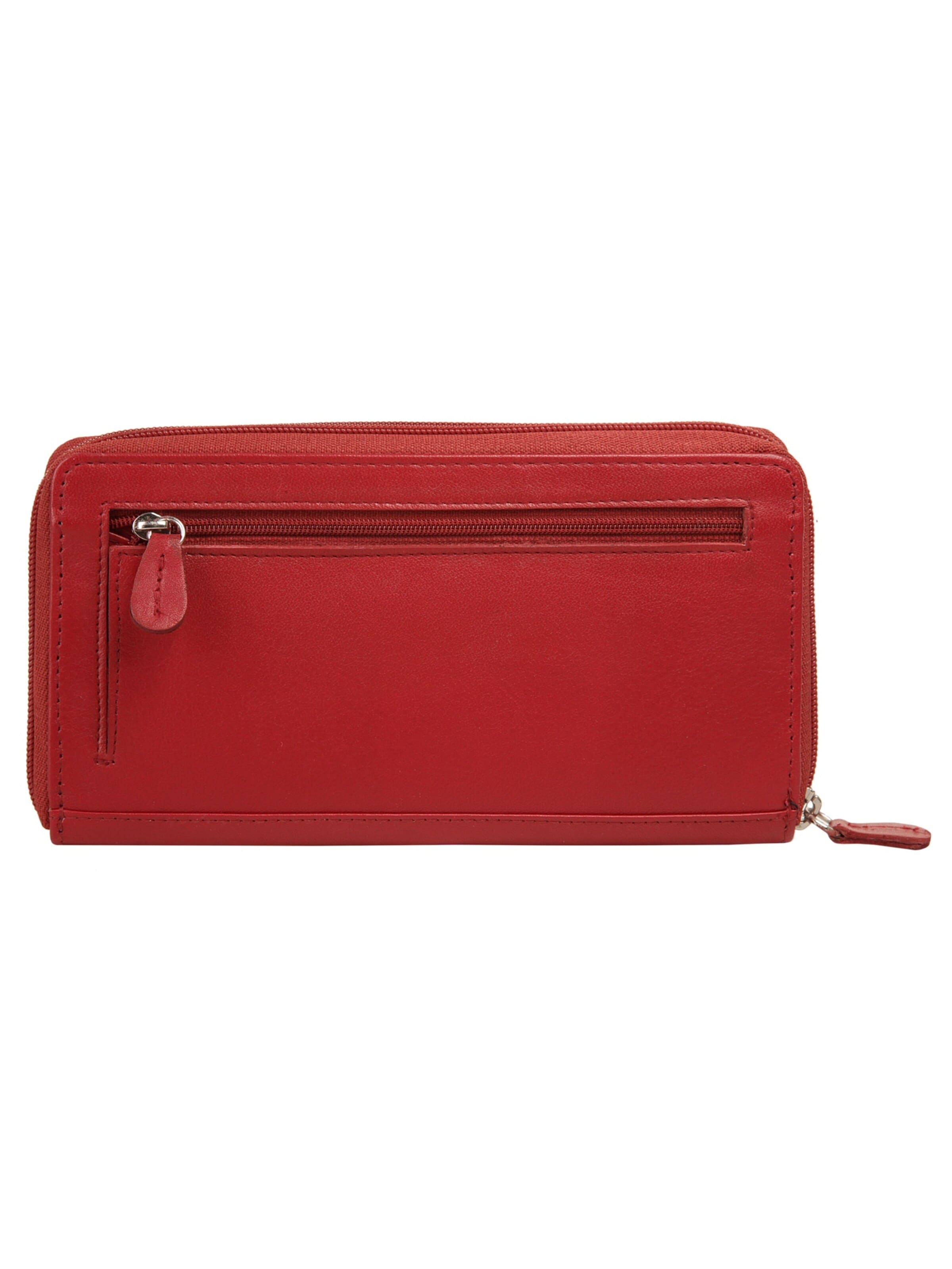 Porte-monnaies 'Bruno Banani Geldbörse LEDER' Bruno Banani en rouge