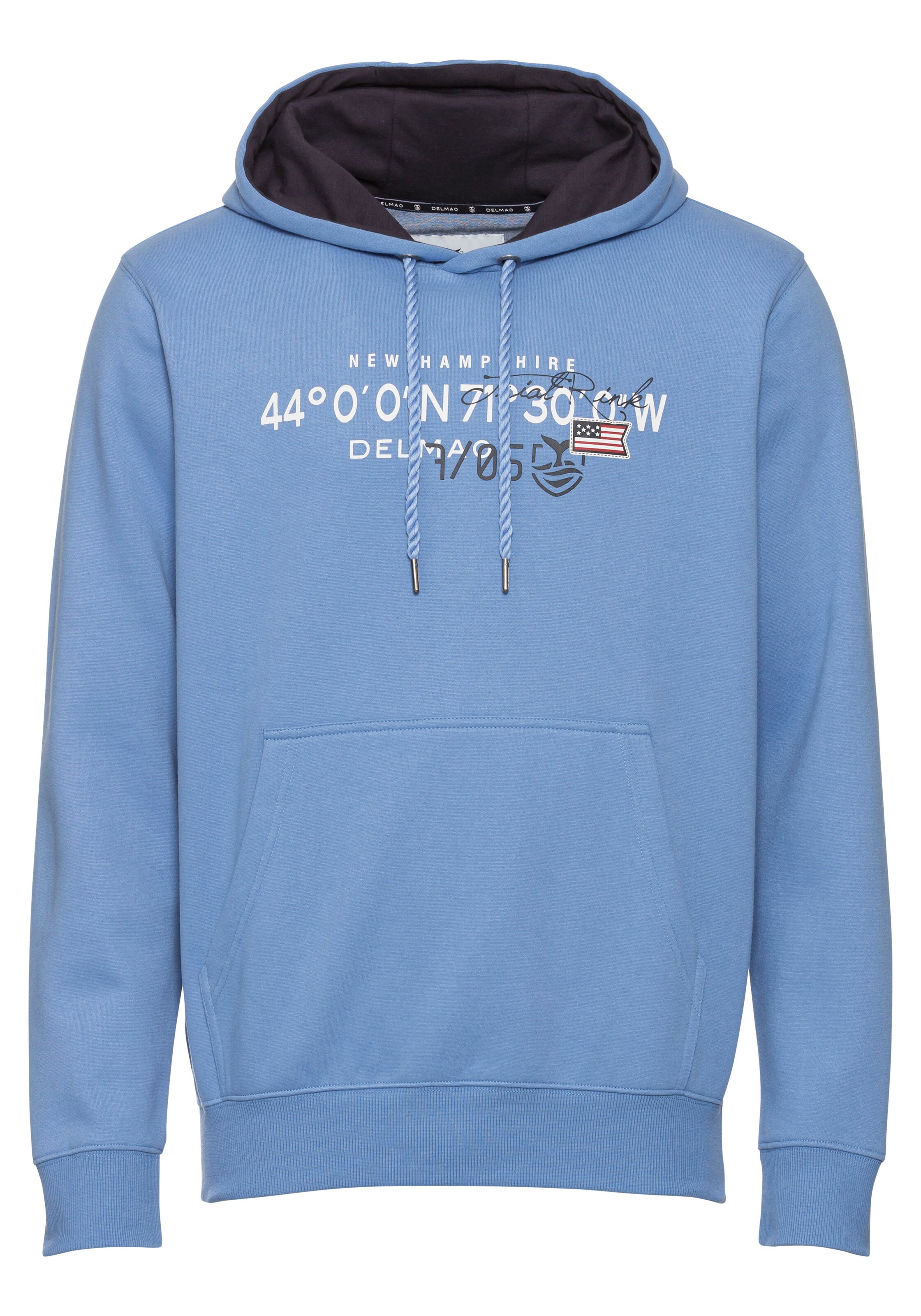 DELMAO Sweatshirt in Blau: Vorderseite