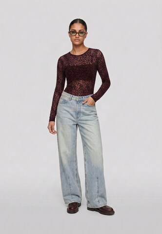 Urban Classics Shirt bodysuit in Red: front