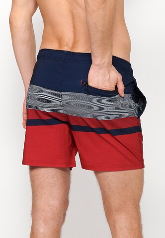 KOROSHI Badeshorts in Blau