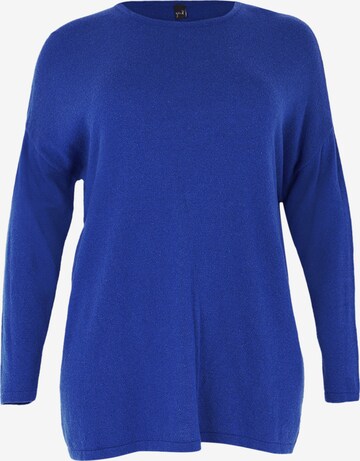Yoek Sweater in Blue: front