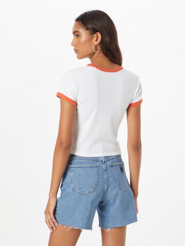 LEVI'S ® Póló 'Graphic Ringer Mini Tee' - fehér