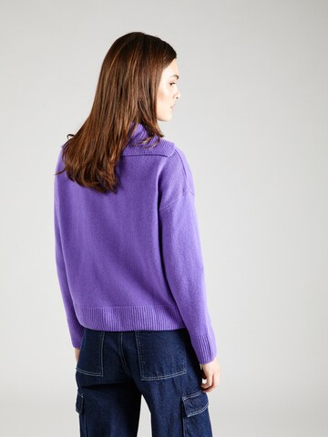 UNITED COLORS OF BENETTON Sweater in Purple