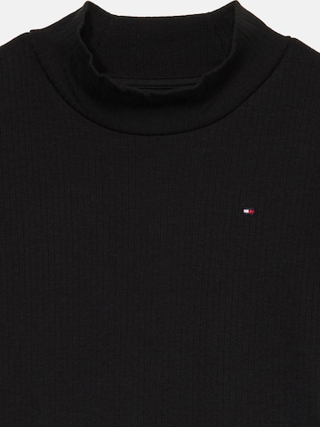 TOMMY HILFIGER Shirt 'MOCK LS' in Schwarz